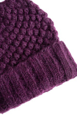 Candelaria Beanie, Purple