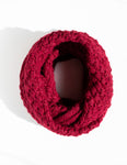 Candelaria Scarf, Burgundy