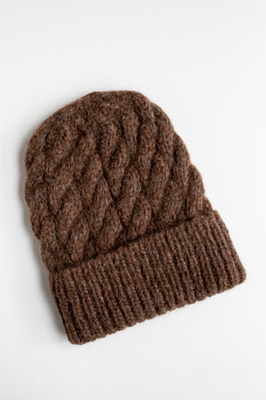 Rita Beanie, Dark Nougat