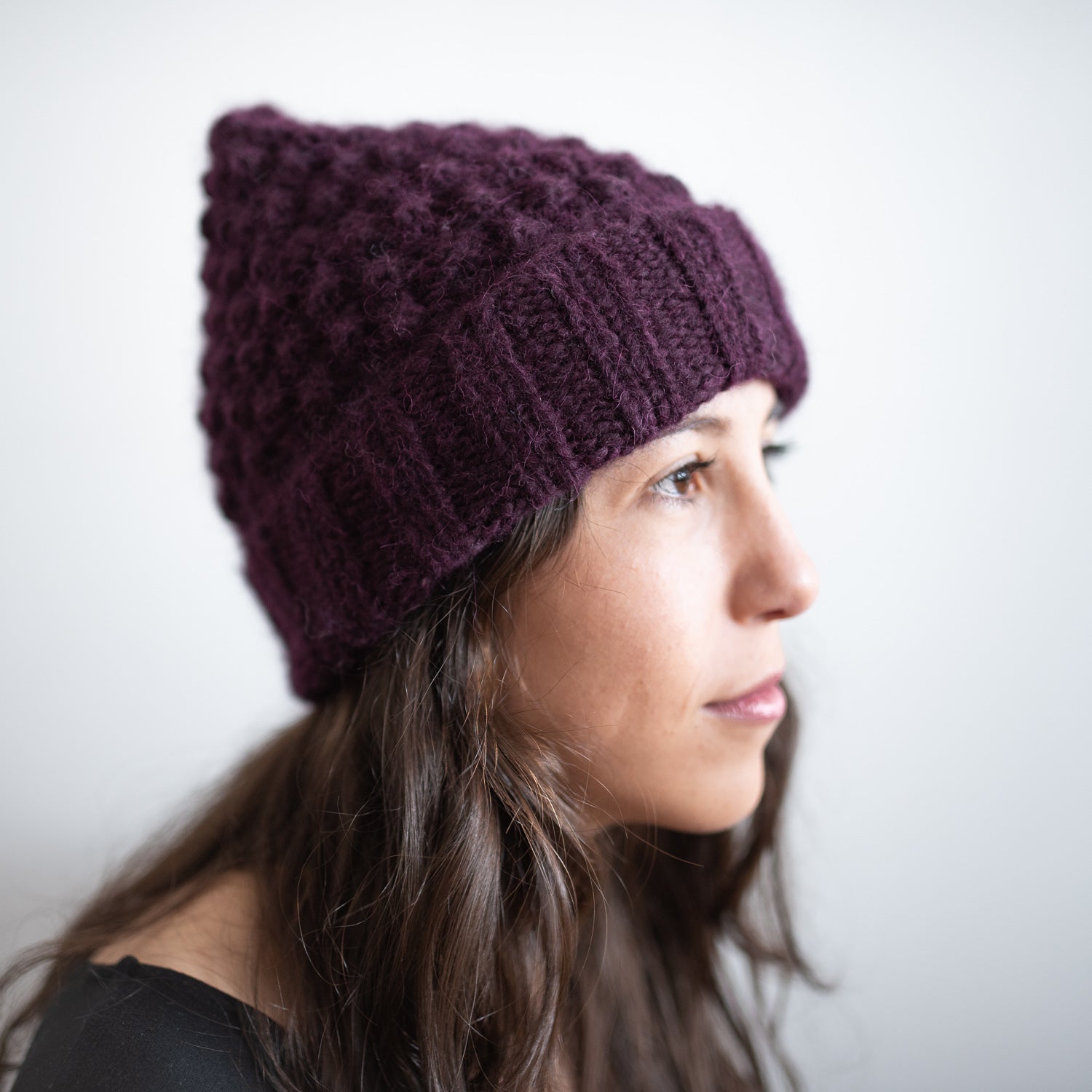 Candelaria Beanie, Purple