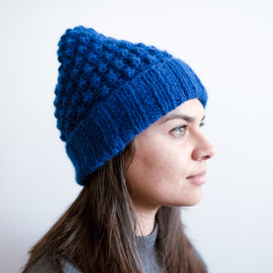 Candelaria Beanie, Blue Indigo