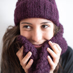 Candelaria Scarf, Purple