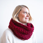 Candelaria Scarf, Burgundy