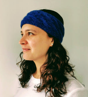 Rita Headband, Blue Indigo