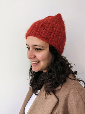 Aurelia Beanie, Redish Orange